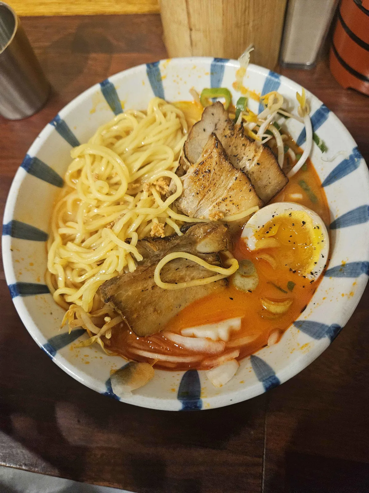 호시라멘 매운맛2단계 돈코츠라멘
