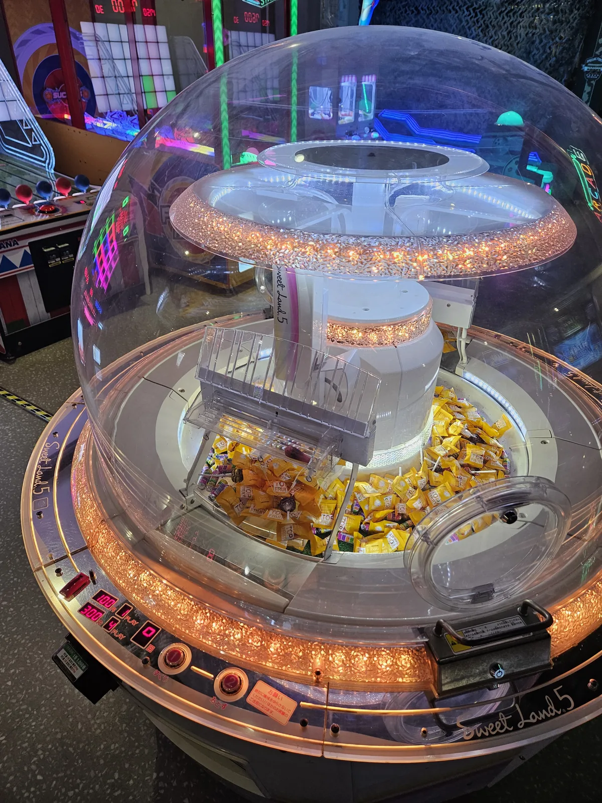 The Sweet Land candy machine