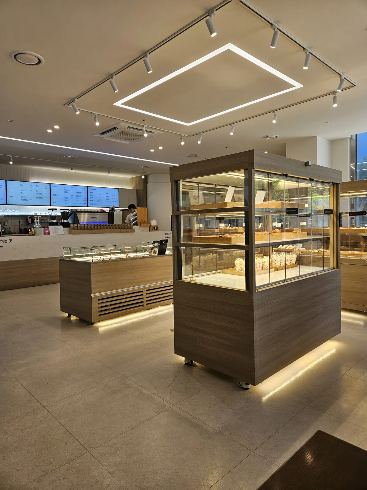 The bakery counter