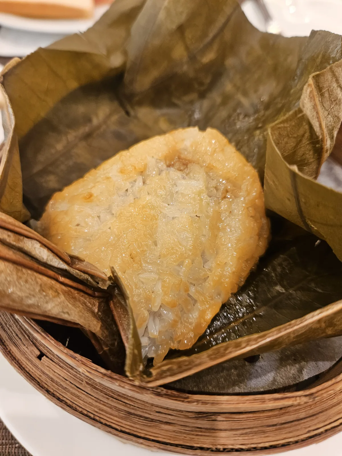 The lotus leaf, opened