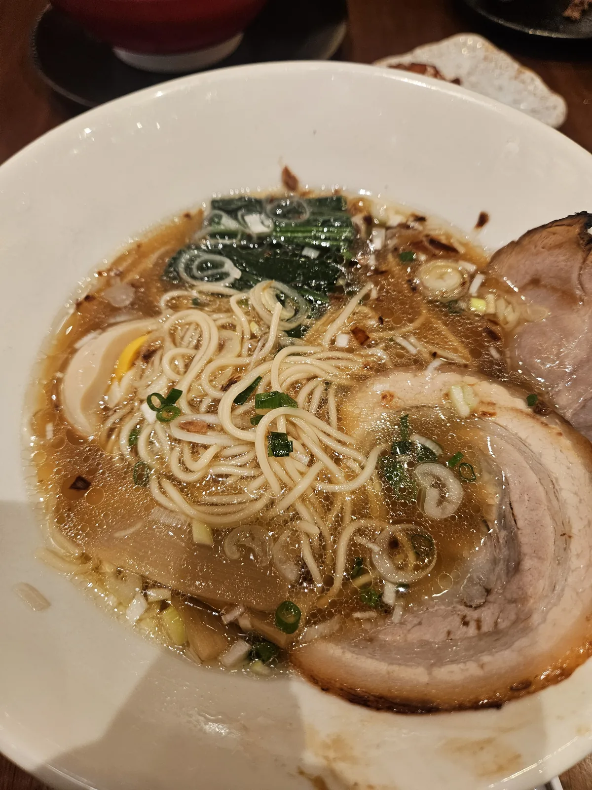 Ramen from the noodle place in front of the hotel