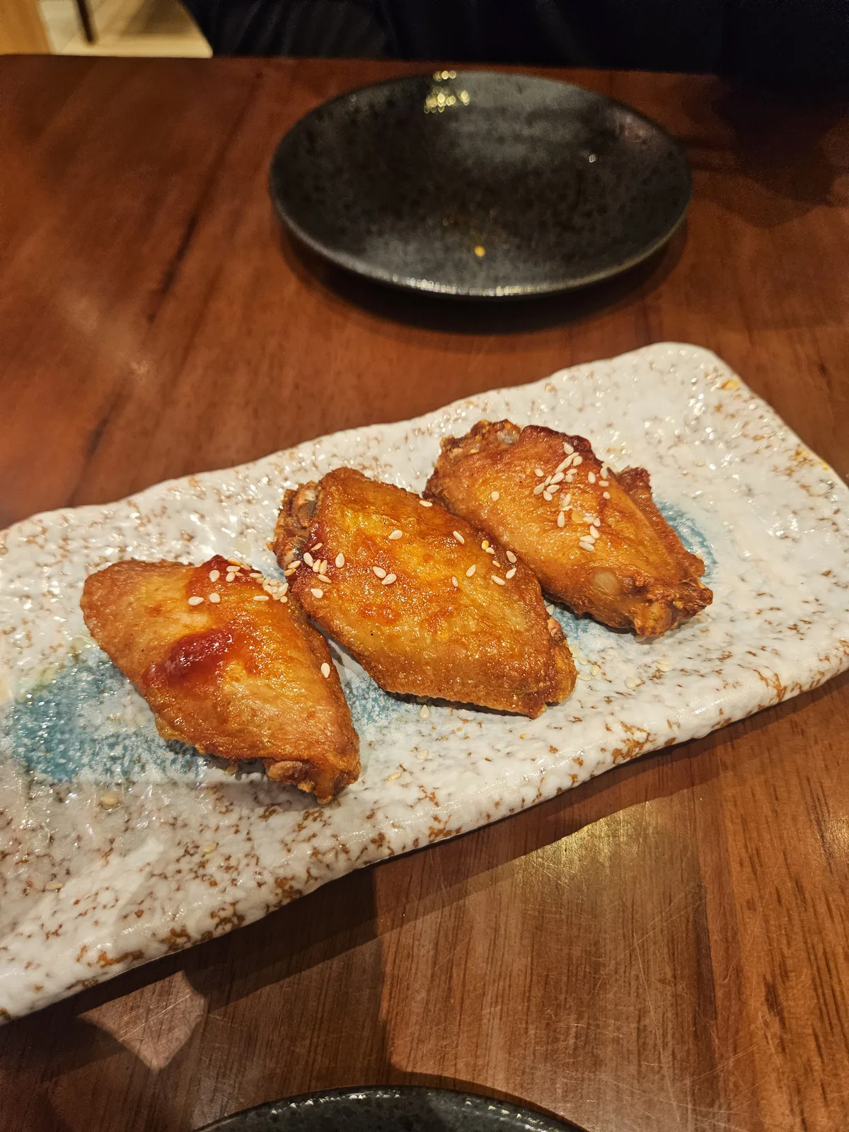 Grilled chicken wings